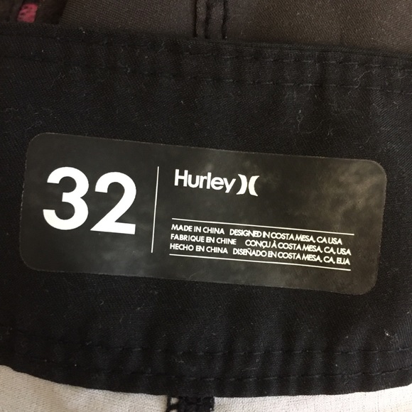 Hurley 32 board shorts black pink orange - Picture 6 of 6